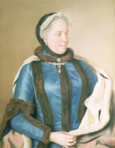 Kaiserin Maria Theresia von Österreich (1717-80) von Jean Étienne Liotard